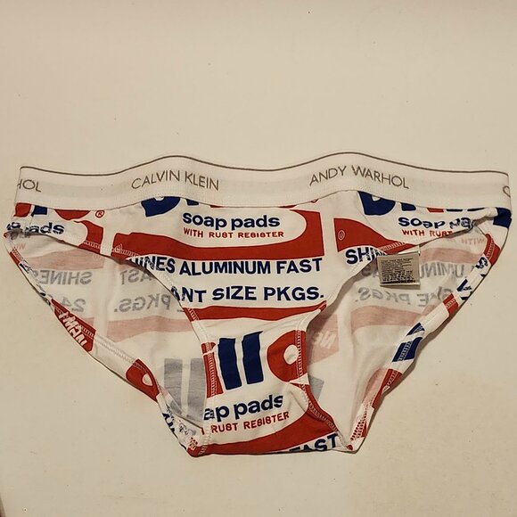 LIMITED EDITION Calvin Klein Andy Warhol Bikini Briefs Woman's Size Small BNIP - Picture 5 of 8